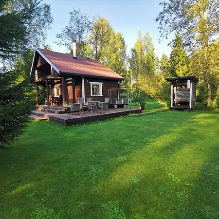 Ainja Puhkemaja Деревянный коттедж